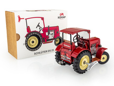 Blechspielzeug rot Traktor Schlüter DS 25 mit Dach Kovap-Neuheit 2019 #0368 