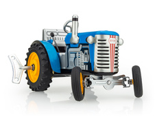 Traktor ZETOR SOLO modrý – kovové disky kol