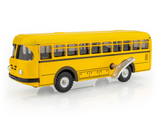 Autobus s pohonem žlutý
