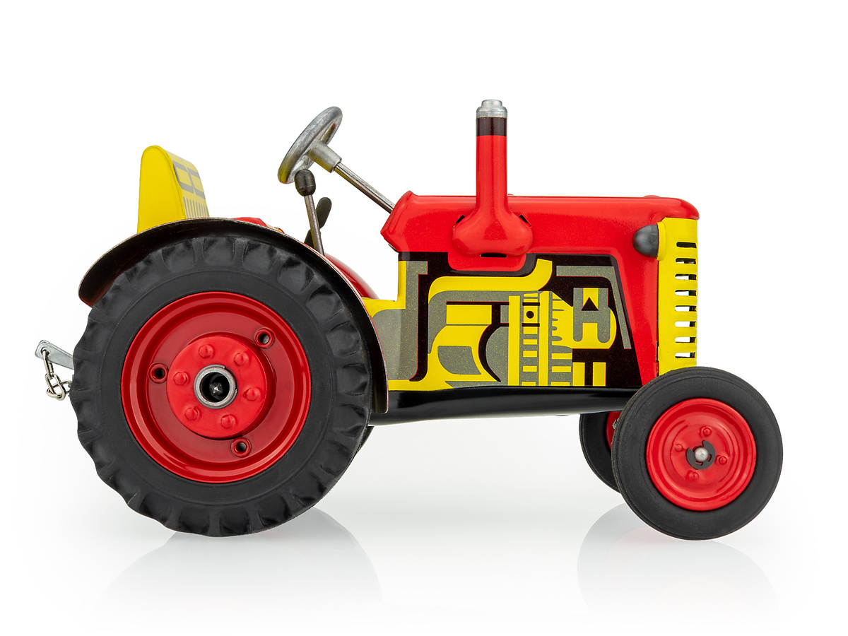 Traktor ZETOR červený – kovové disky kol