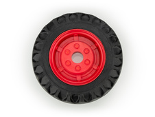 Pneumatika zadní + disk PVC červená - traktor