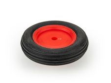 Pneumatika přední + disk PVC červená - traktor