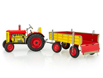 ZETOR tractor with Trailer- metal discs