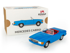 Mercedes cabrio modrý