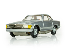 Mercedes coupe silber