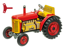 Traktor ZETOR SOLO červený – kovové disky kol