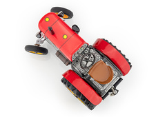 Zetor 25A červený - plechový traktůrek na klíček